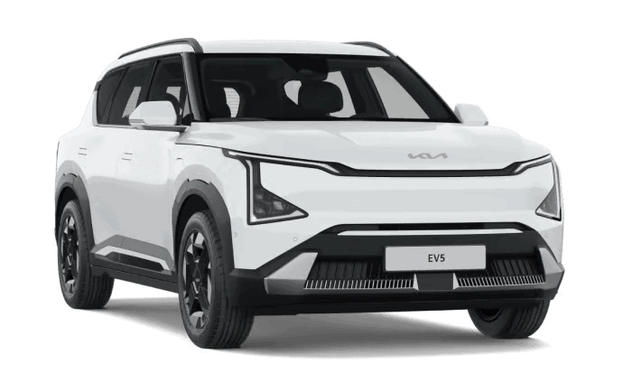 A white 2027 Kia EV5 Air