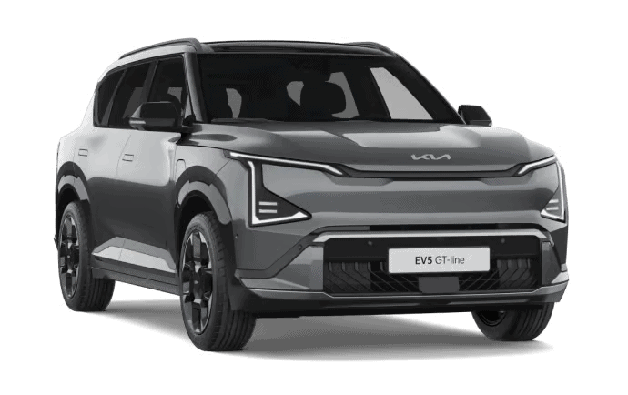 A grey 2027 Kia EV5 GT-line
